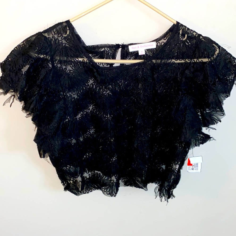Lace floral top